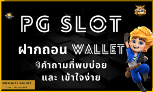 Read more about the article PG SLOT ฝากถอน Wallet กับ 8 คำถาม ที่พบบ่อย